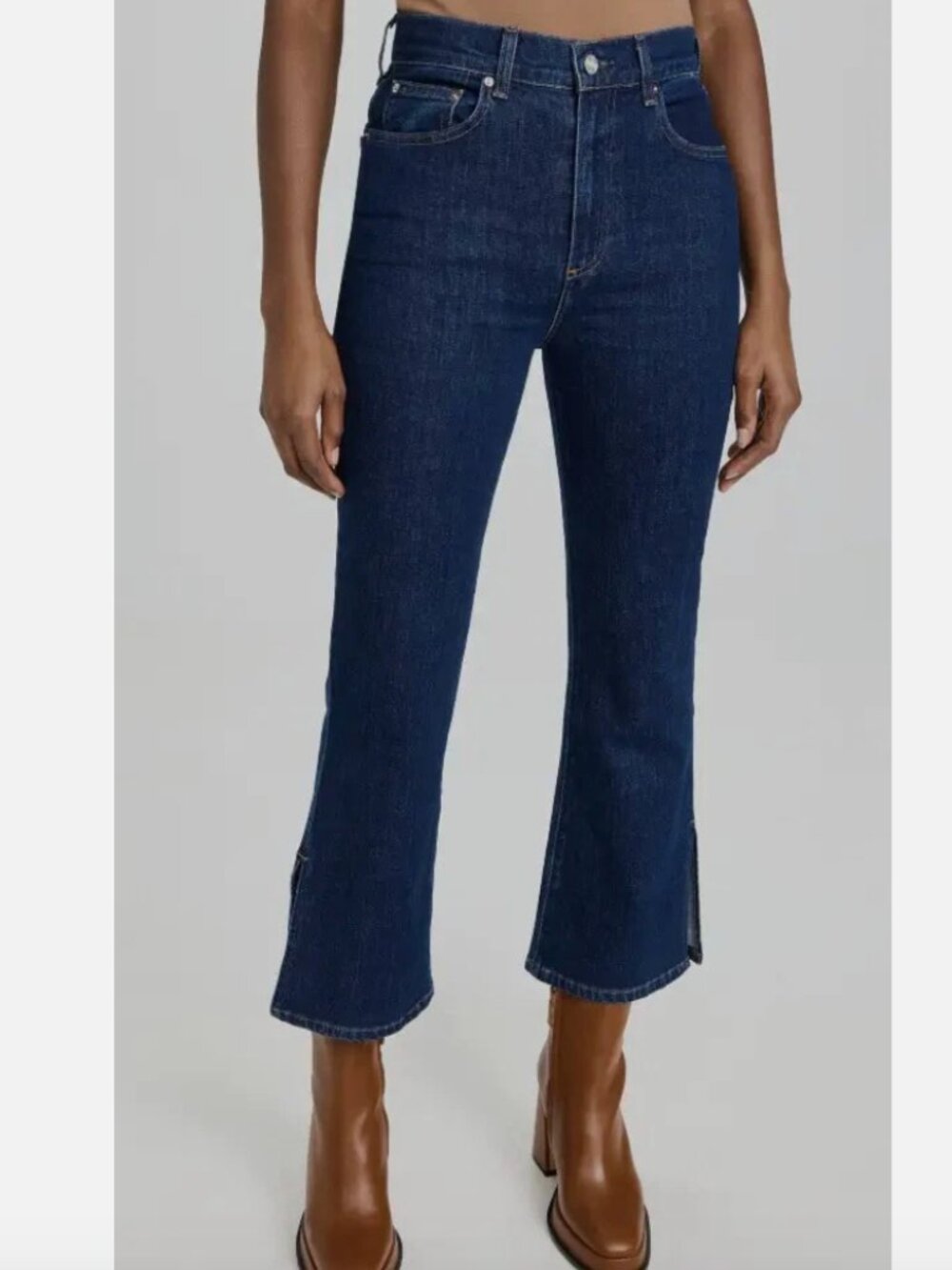 Le Jean Stella Flare Dark Blue Jeans 30 cropped